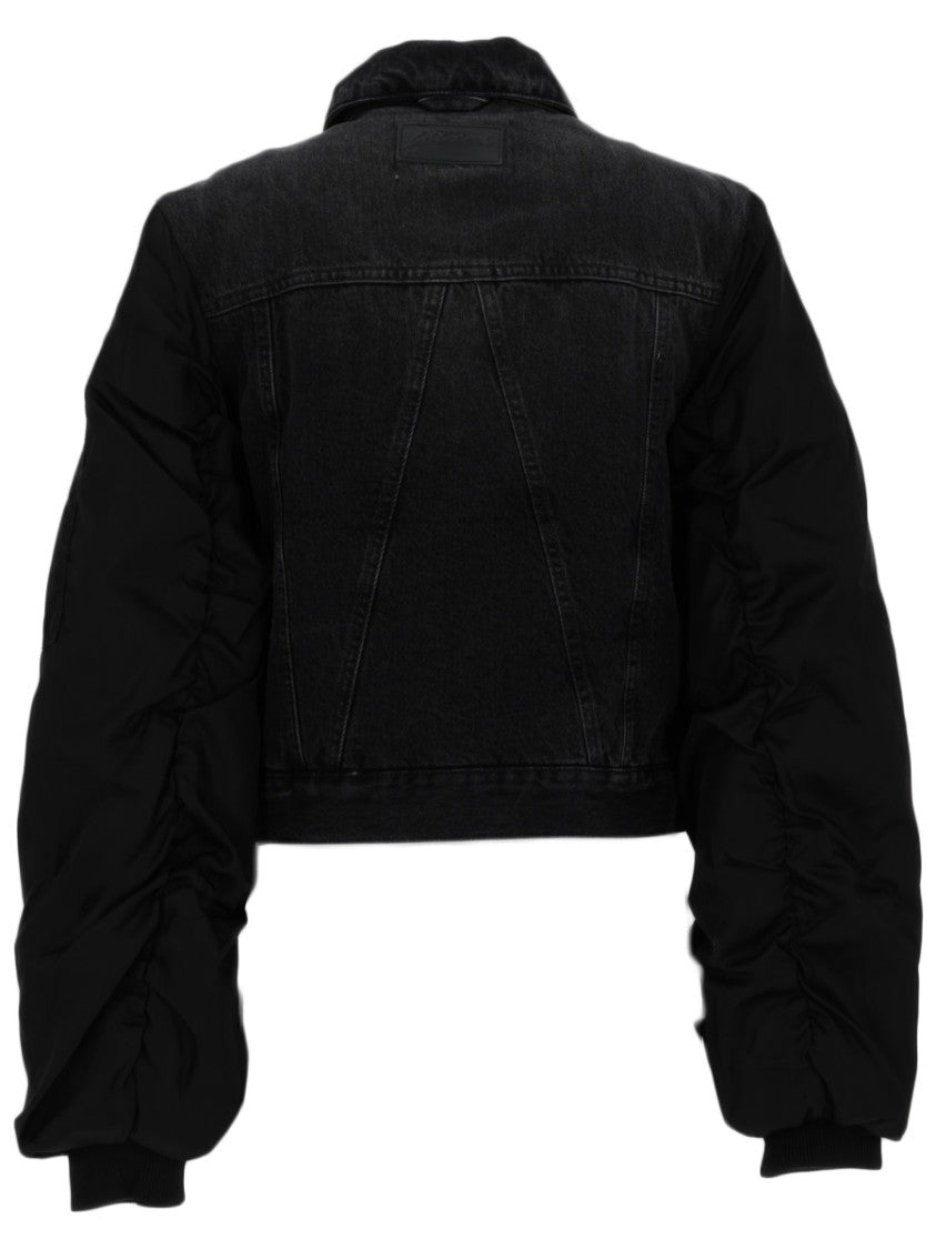 Ganni Cropped Classic Denim Body Jacket