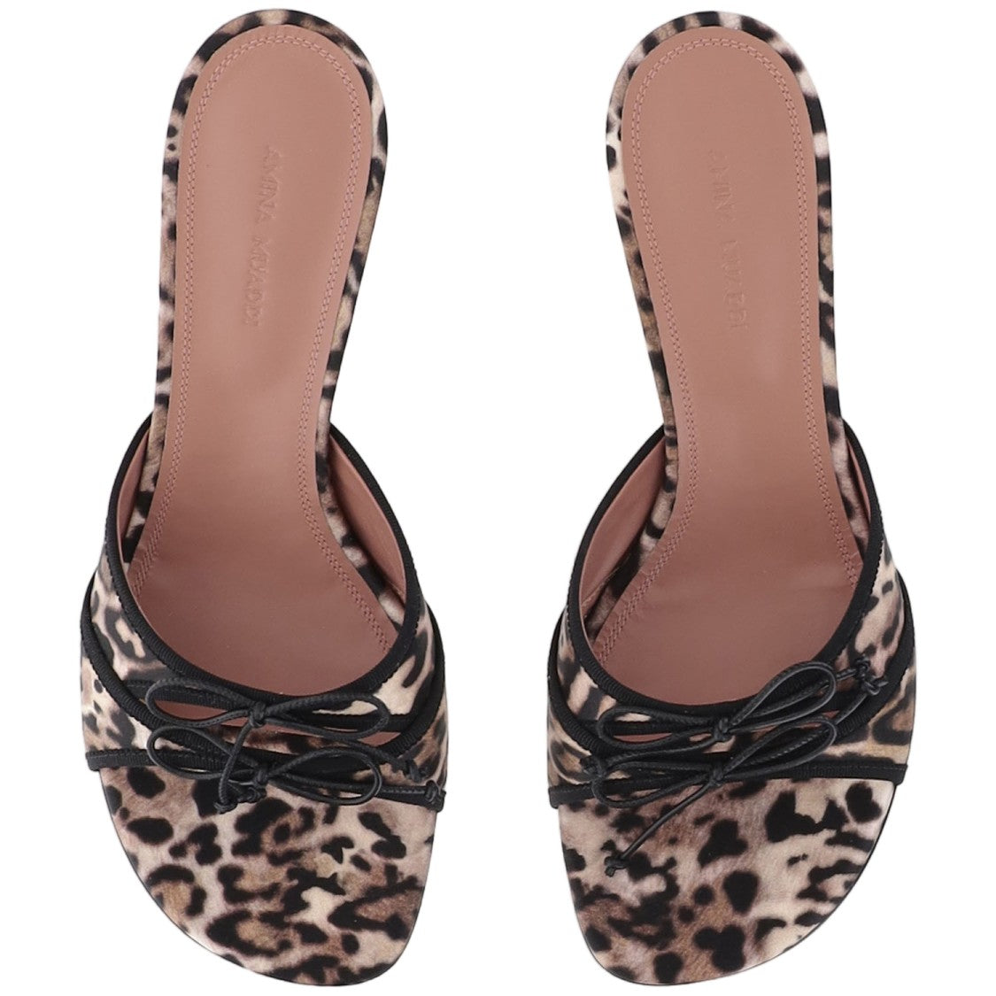Amina Muaddi Eleonora Silk Sandals