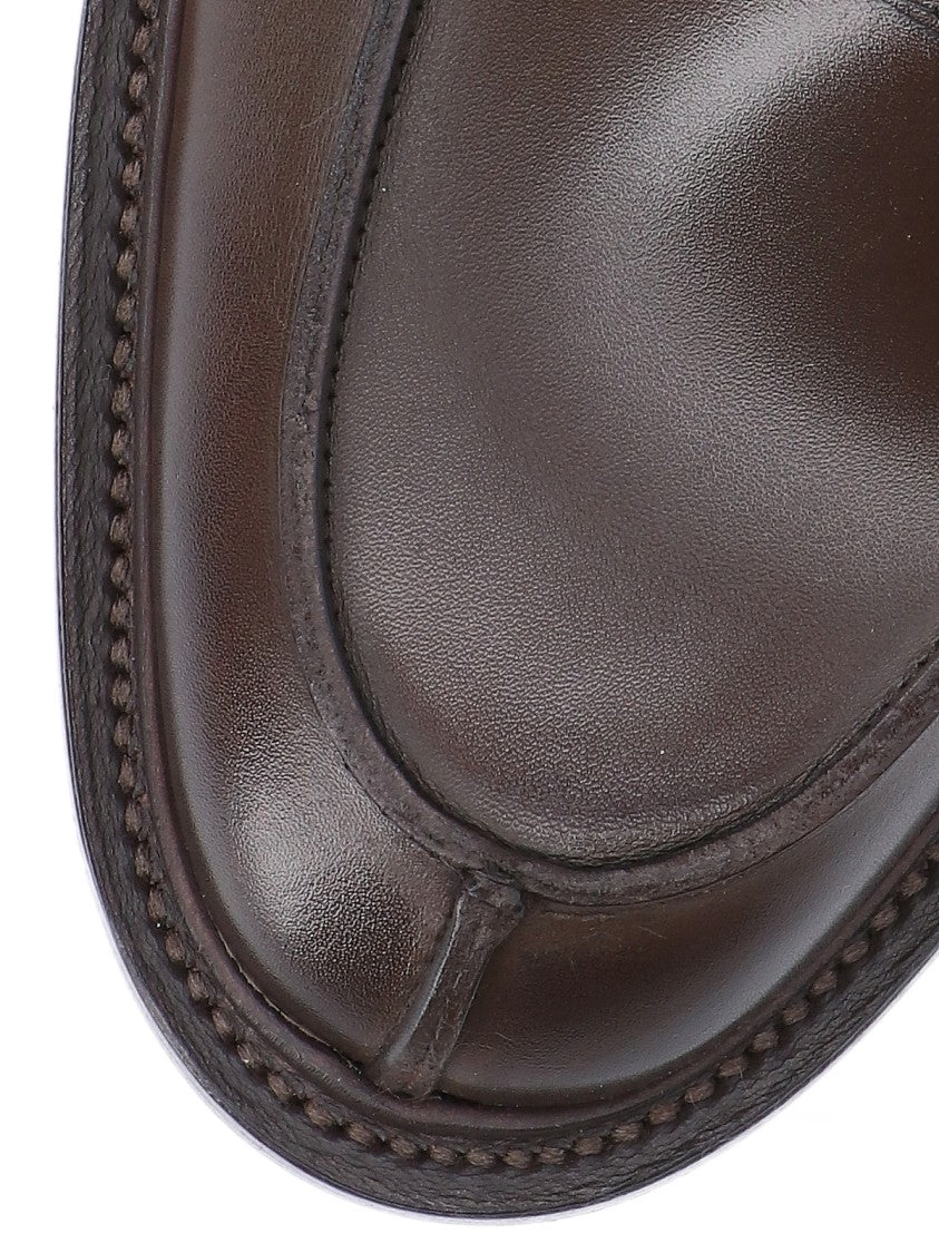 Tricker's James Brown Leather Loafers