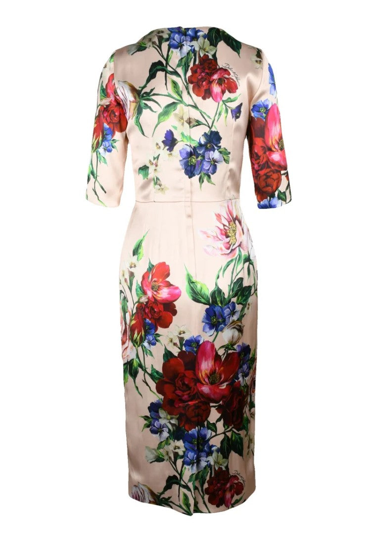 Dolce & Gabbana Long Sheath Dress - Multicolor