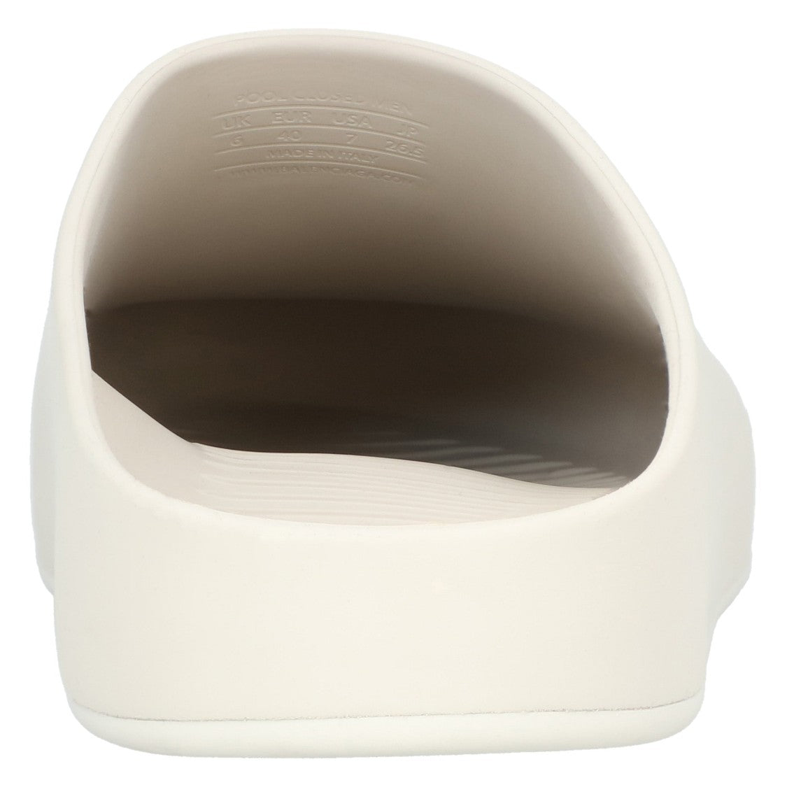 Balenciaga Mule Slide In Nacre Beige