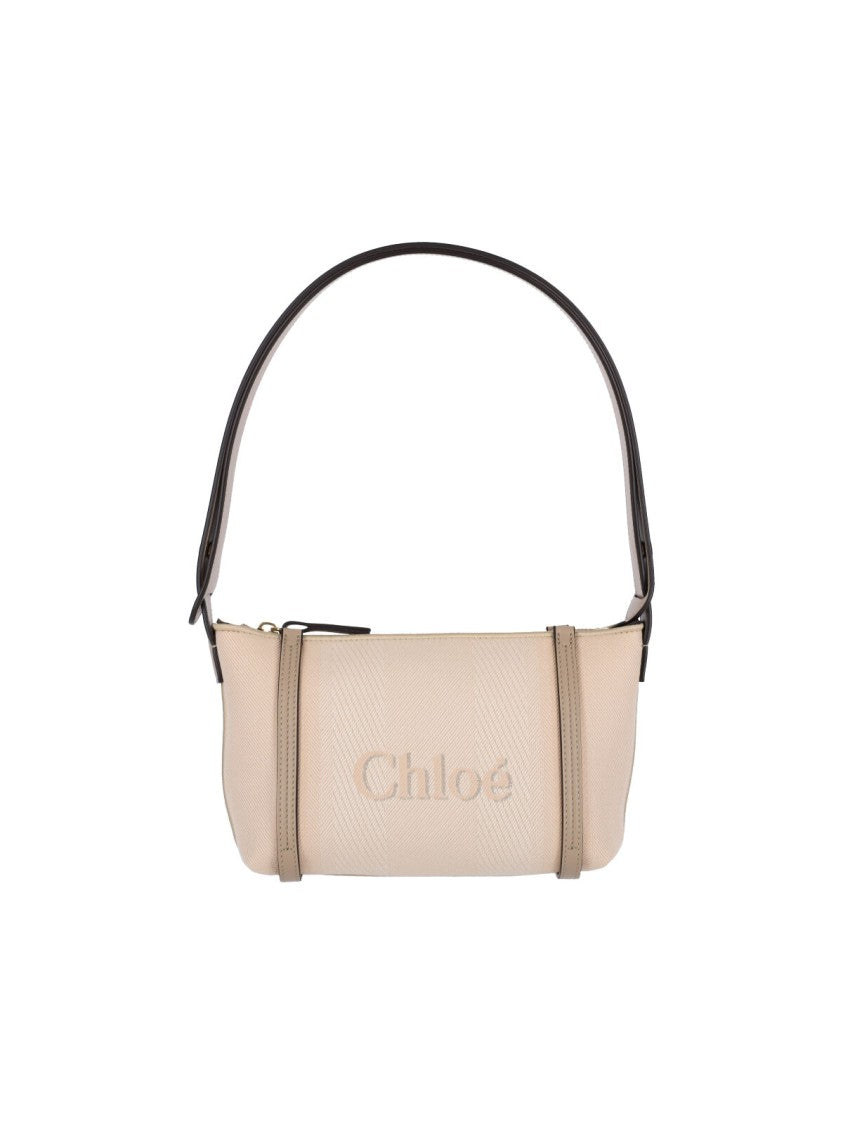 Chloé "Carry" Shoulder Bag Beige