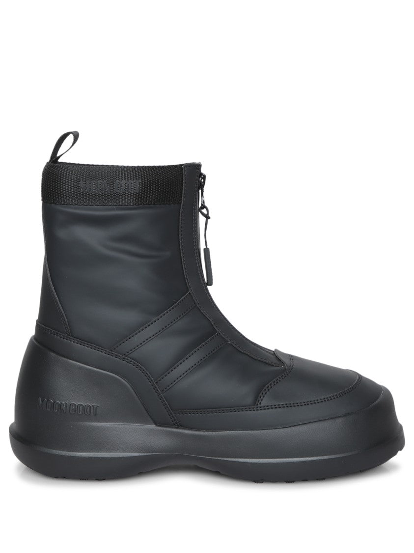 Moon Boot Luna Zip Black Ankle Boots