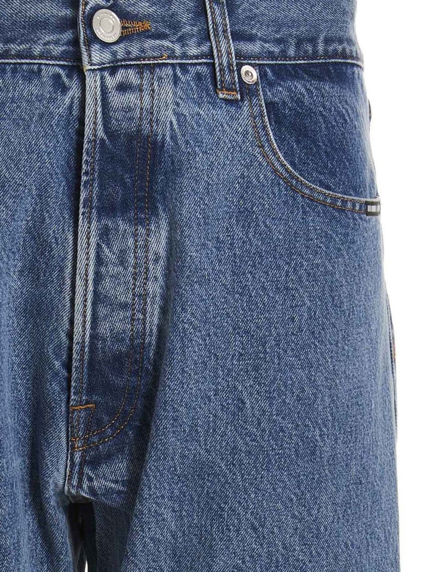 Vtmnts 5-Pocket Denim Jeans With Button Closure
