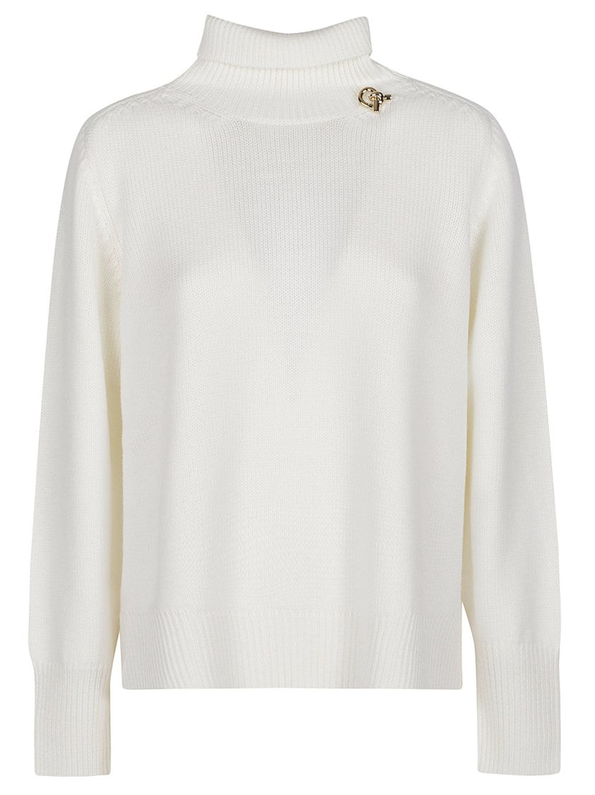 Fabiana Filippi Turtle Neck Relaxed Virgin Wool Turtleneck