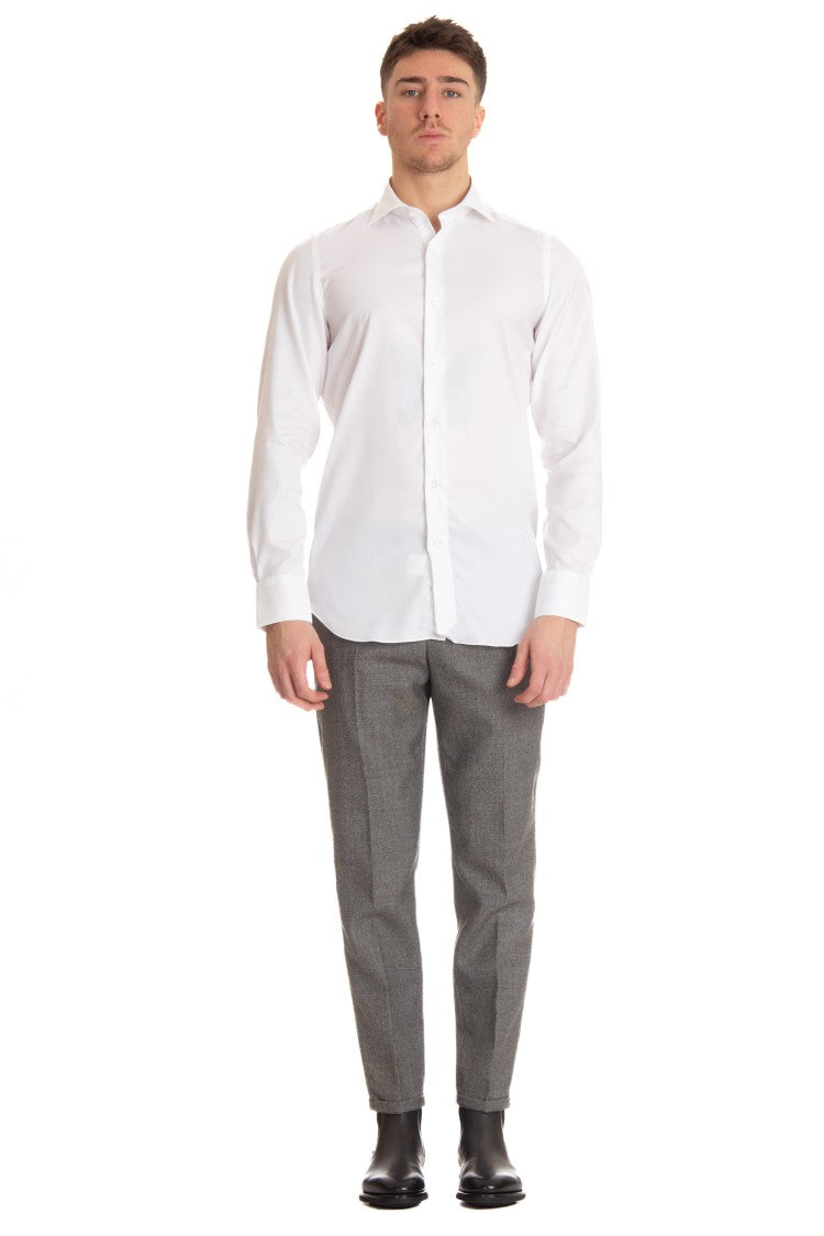 Finamore Traveller Cotton Tailored Shirt