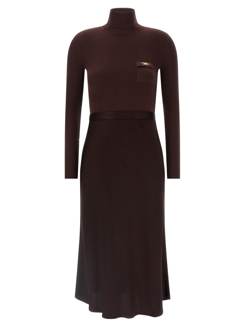 Elisabetta Franchi Turtleneck Dress