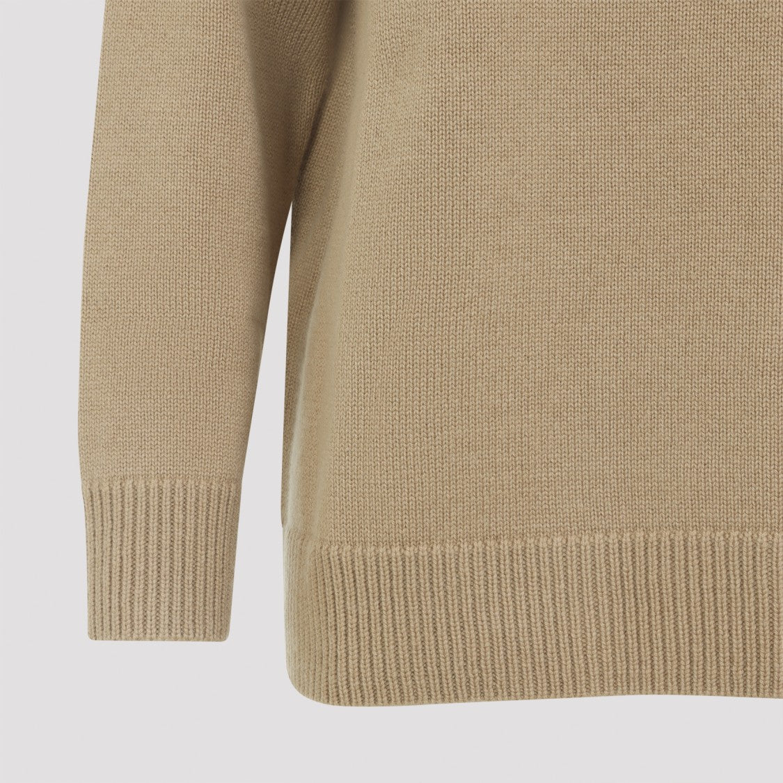 Max Mara Relaxed Fit Knit Sweater With Hood