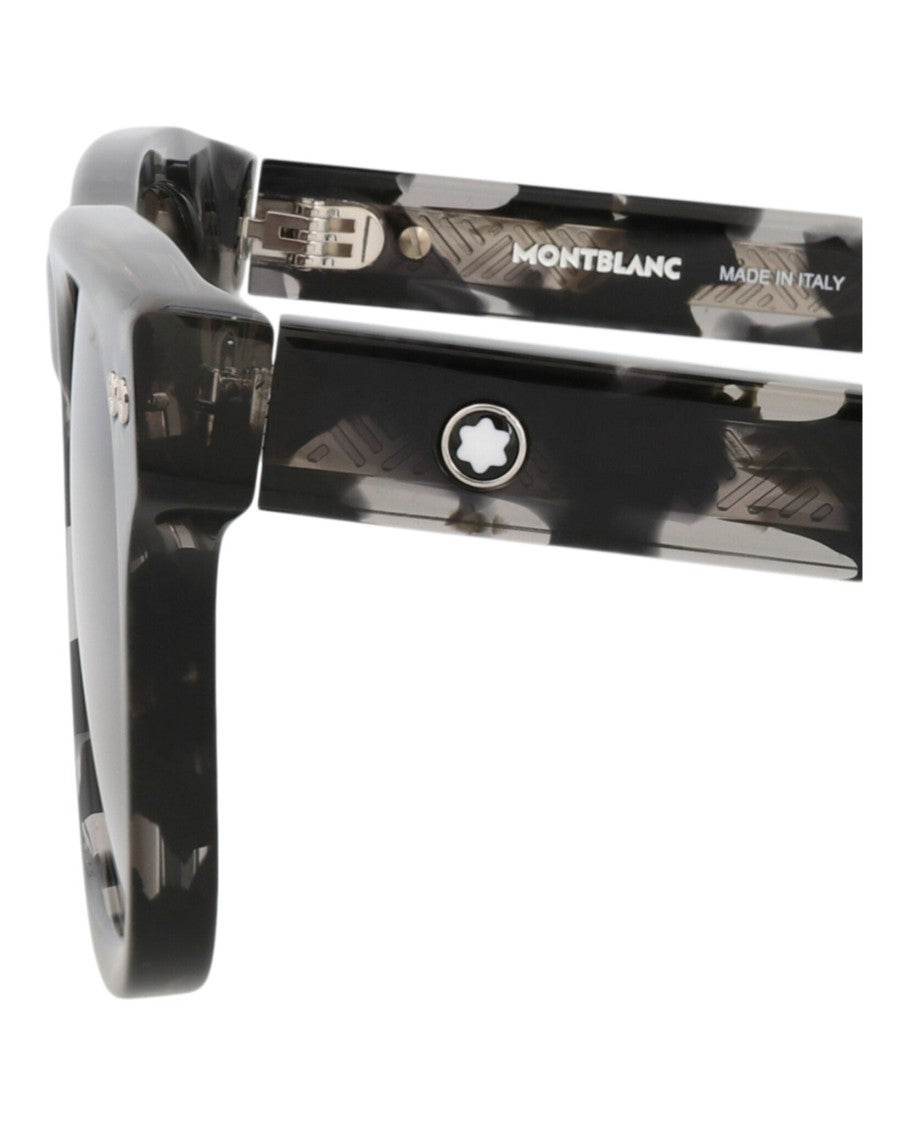 Montblanc Square-Frame Recycled Acetate Sunglasses