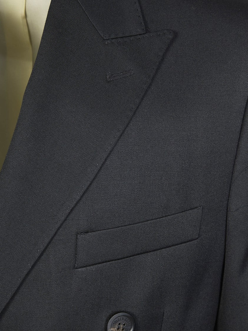 Golden Goose Men Double Breasted Virgin Wool Blazer