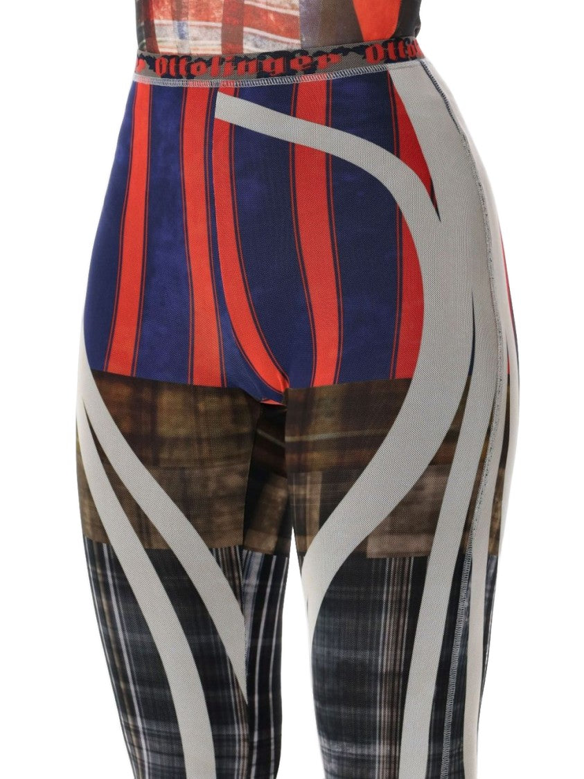 Ottolinger High-Waisted Pants With Ribbed Waistband