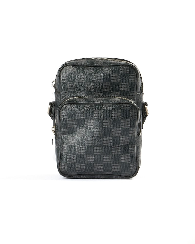 Louis Vuitton Rem Pm Shoulder Bag In Damier Graphite