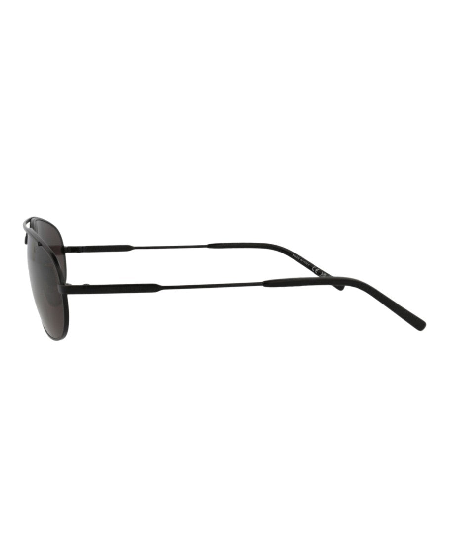 Saint Laurent Round-Frame Metal Sunglasses