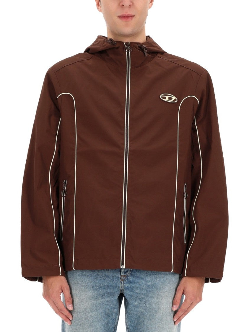 Diesel J-Hives Brown Piping Jacket