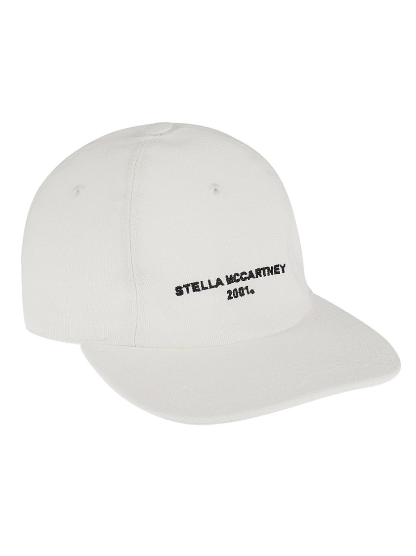 Stella Mccartney Structured Cap With Curved Brim And Embroidered Detail