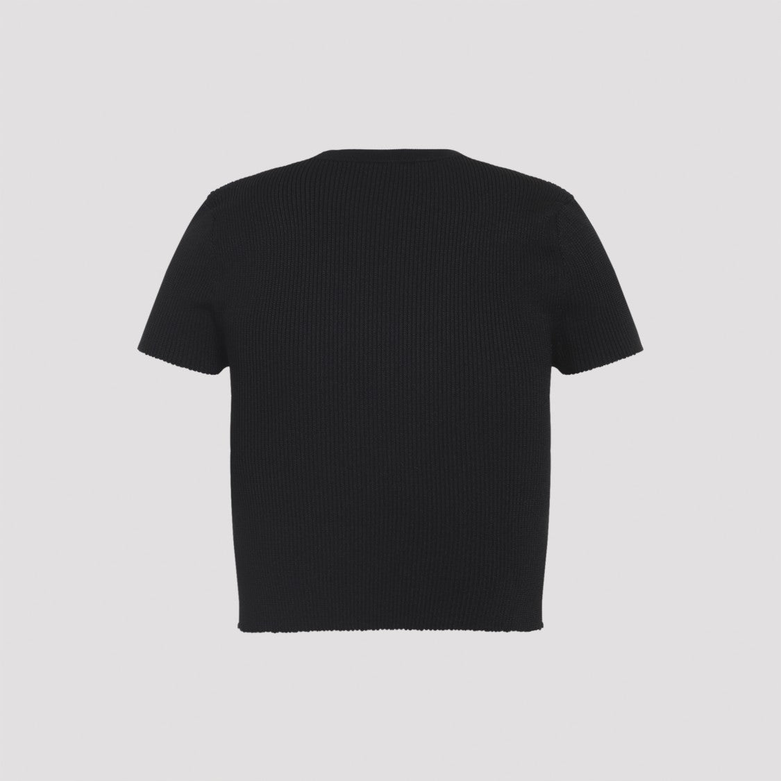 Givenchy Fitted Ribbed Top With Contrasting Logo Detail