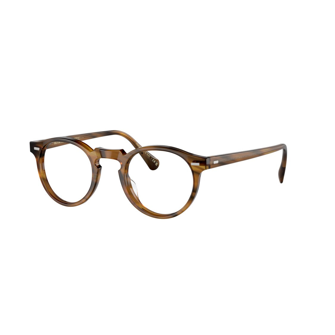 Oliver Peoples 0Ov5186 Round Acetate Eyeglasses With Tortoiseshell Pattern