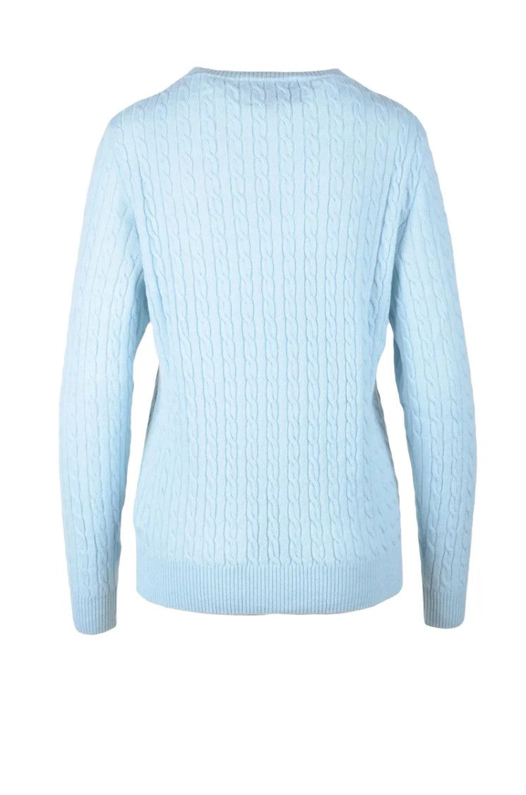 N.O.W. Andrea Rosati Cashmere Sweater - Light Blue