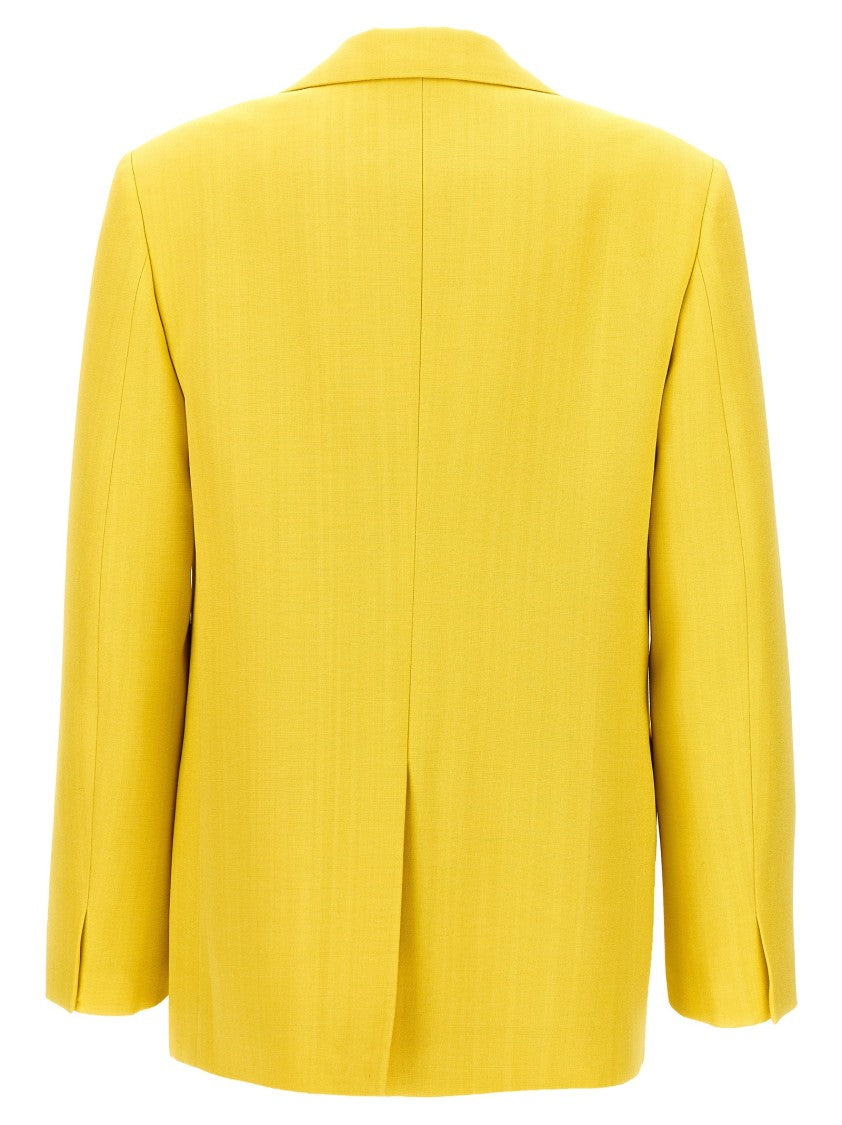 Jil Sander Tailored Single-Breasted Blazer With Peak Lapels And Flap Pockets