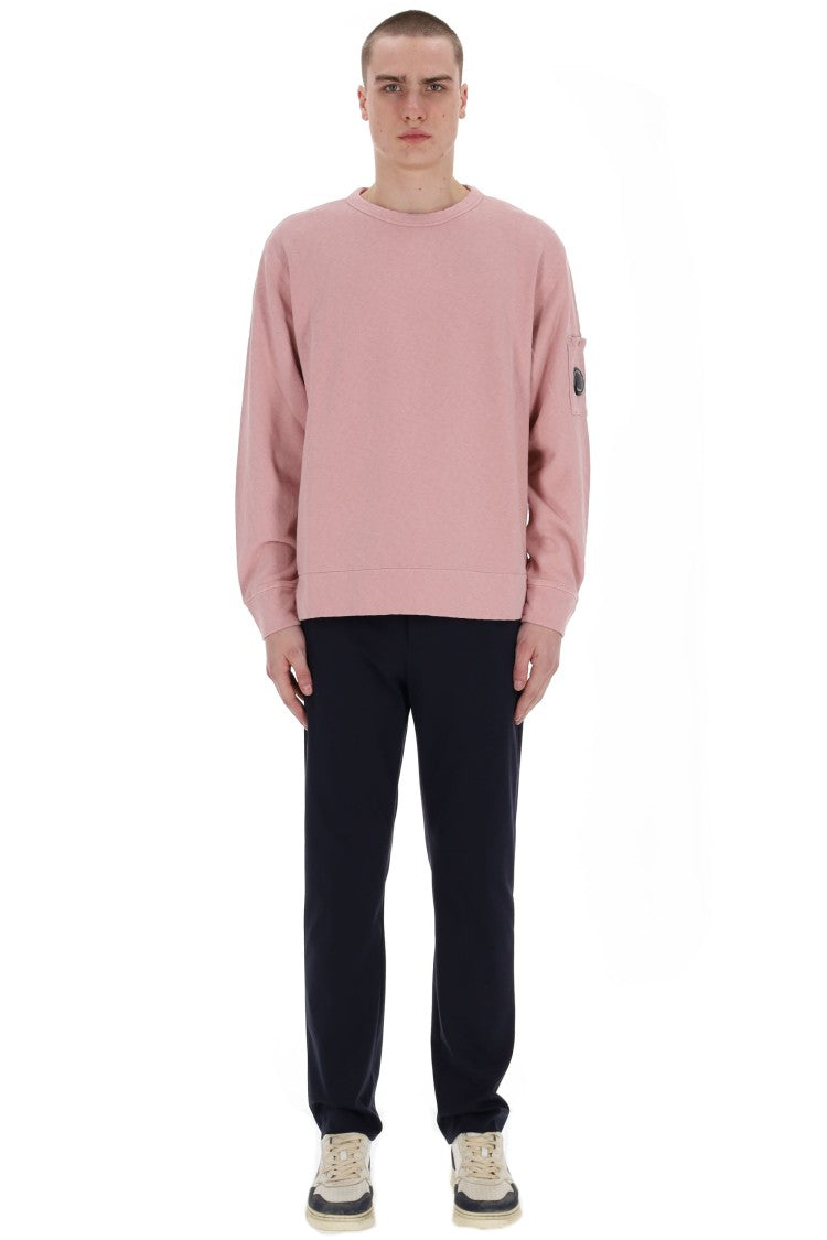 C.P. Company Malfilè Cotton Crewneck Sweatshirt