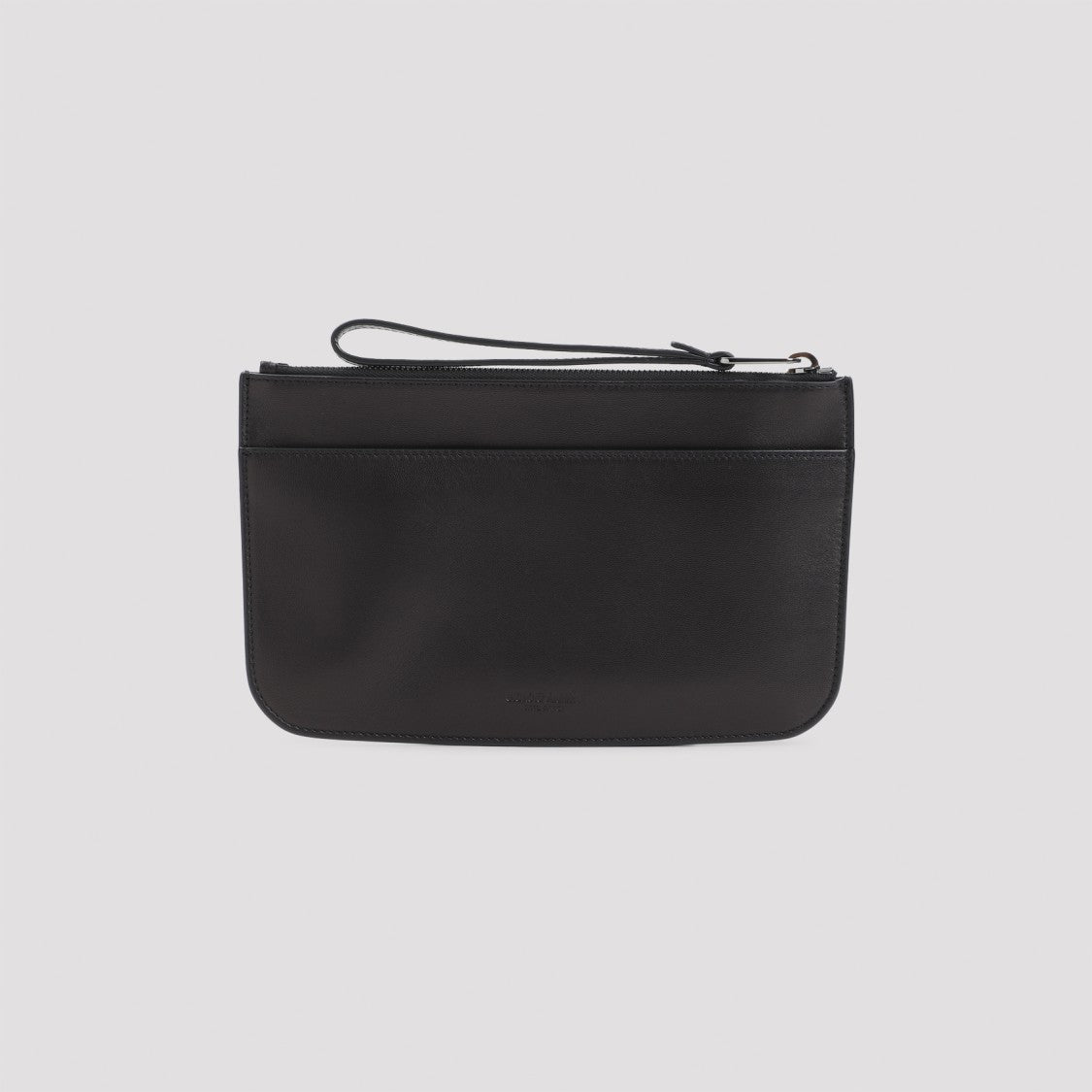 Giorgio Armani Lamb Leather Accessory With Ample Storage And Refined Detailing