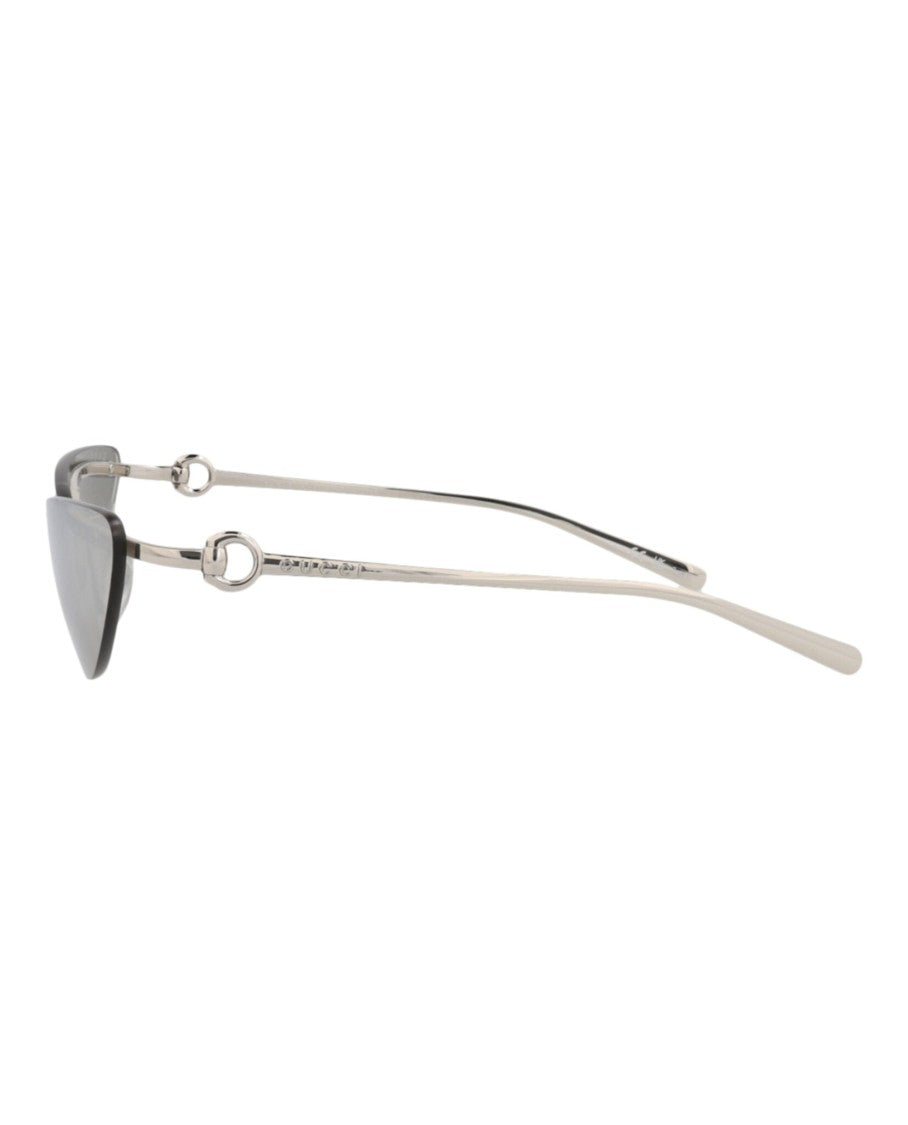 Gucci Cat Eye-Frame Metal Sunglasses
