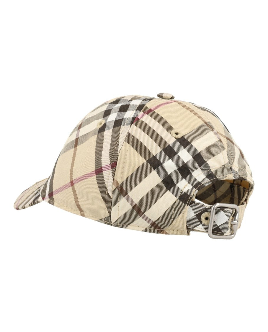 Burberry Mh Ess Check Baseball Hat