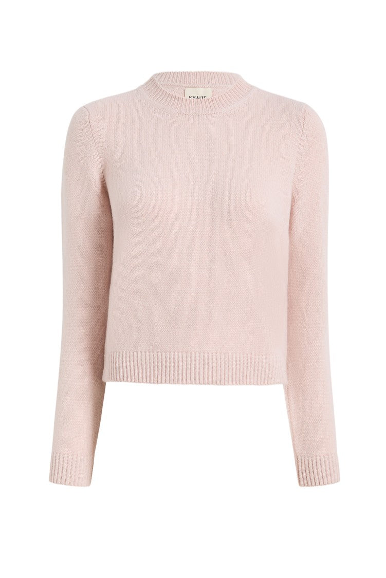 Khaite Powder Pink Leta Cashmere Sweater
