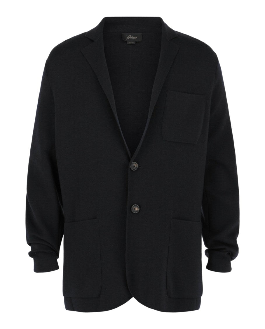 Brioni Single-Breasted Jersey Blazer