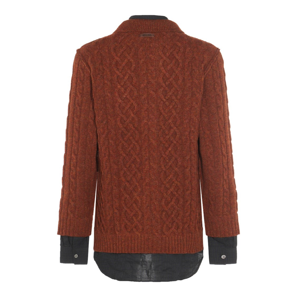 Moschino Brown Wool Knitwear