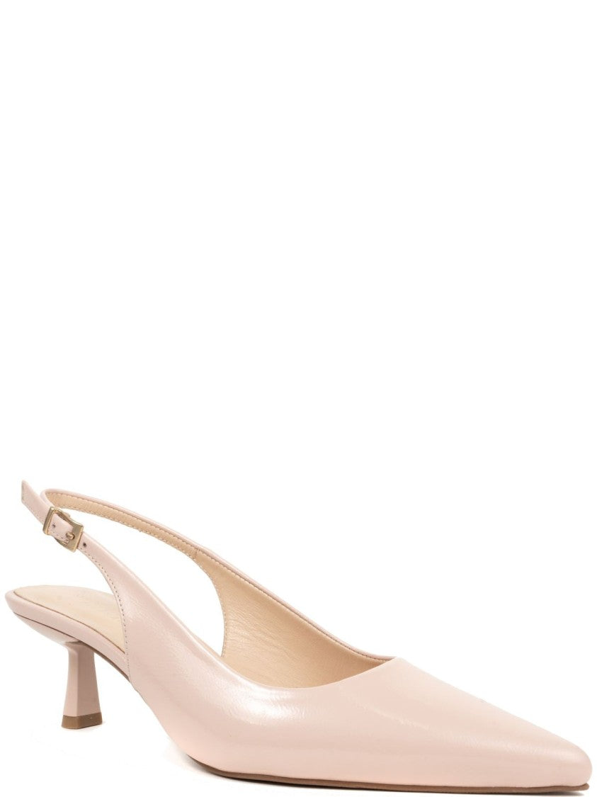 Sergio Moretti Part-Open Mid-Heel Pumps With Pointed Toe Design