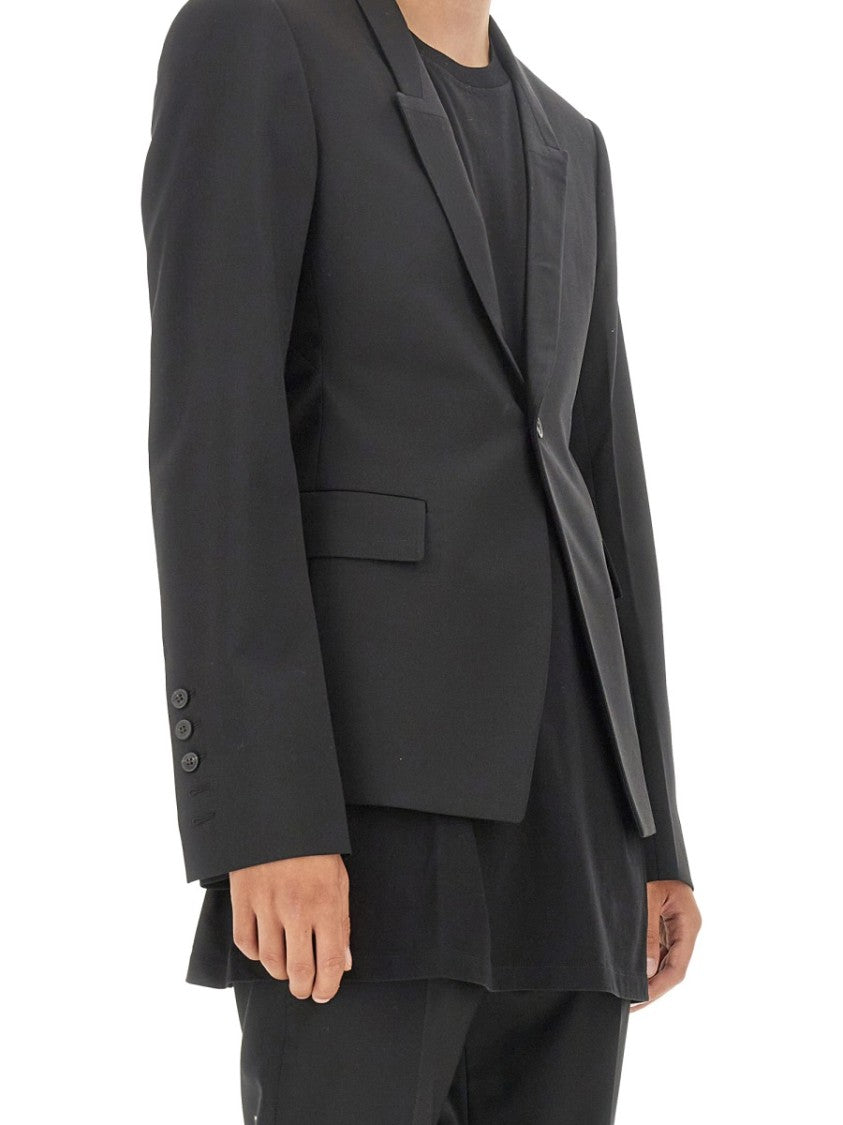 Rick Owens Single-Breasted Tailored Jacket