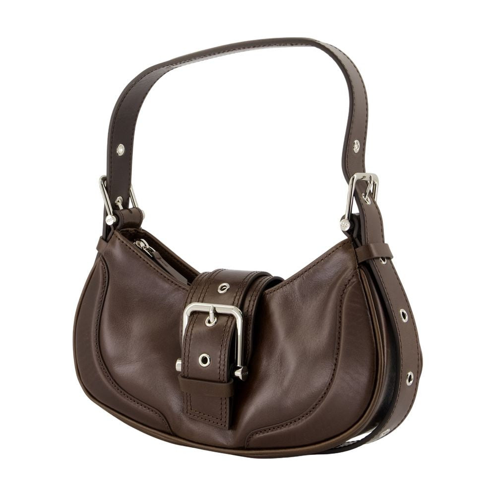 Osoi Hobo Brocle Shoulder Bag - Leather - Brown