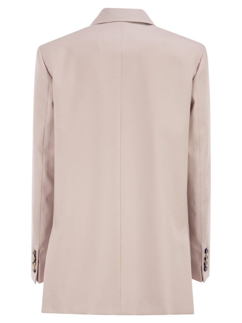 Max Mara Mxmombrosa - Double-Breasted Blazer In Wool, Mohair
