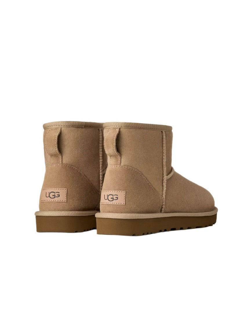 Ugg Reversed Shearling Mini Boots With Treadlite Sole