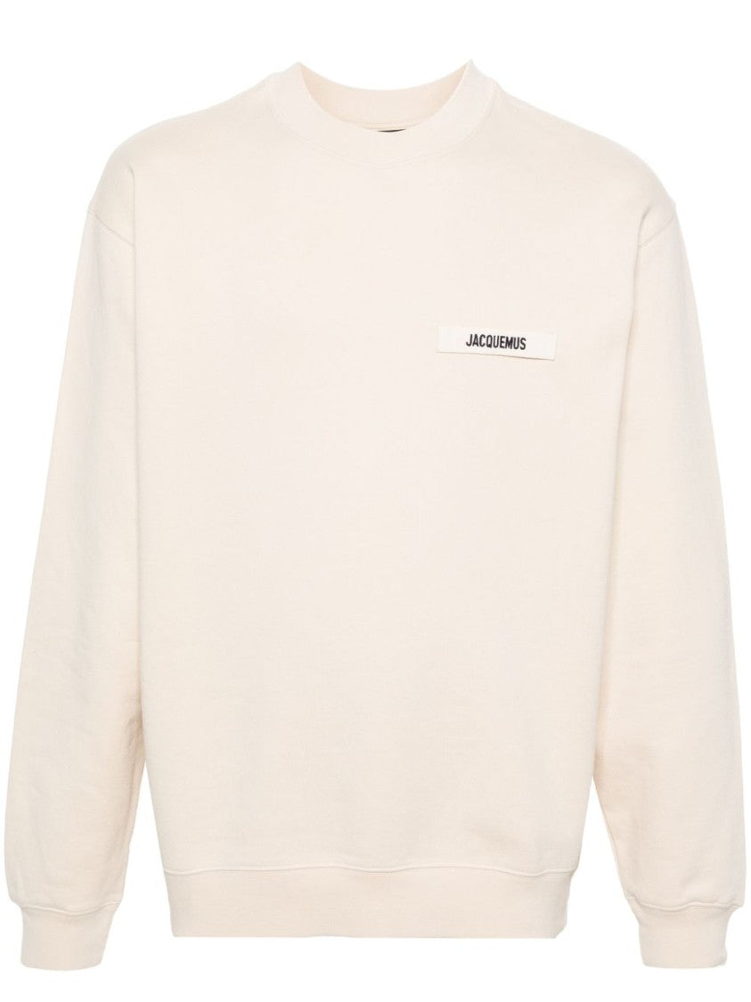 Jacquemus Minimalist Crew Neck Sweater With Subtle Branding