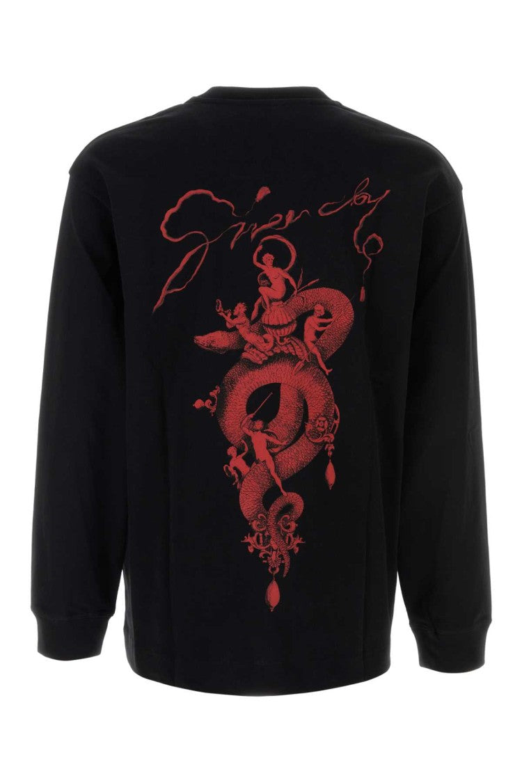 Givenchy Black Cotton T-Shirt