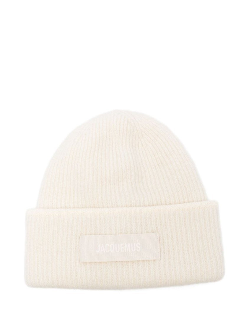 Jacquemus Ribbed Knit Alpaca Blend Hat