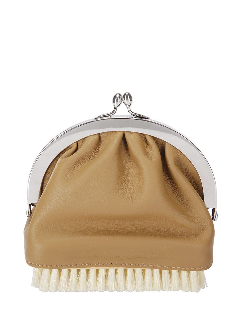 Niccolò Pasqualetti Artisanal Leather Coin Purse With Horsehair Bristles