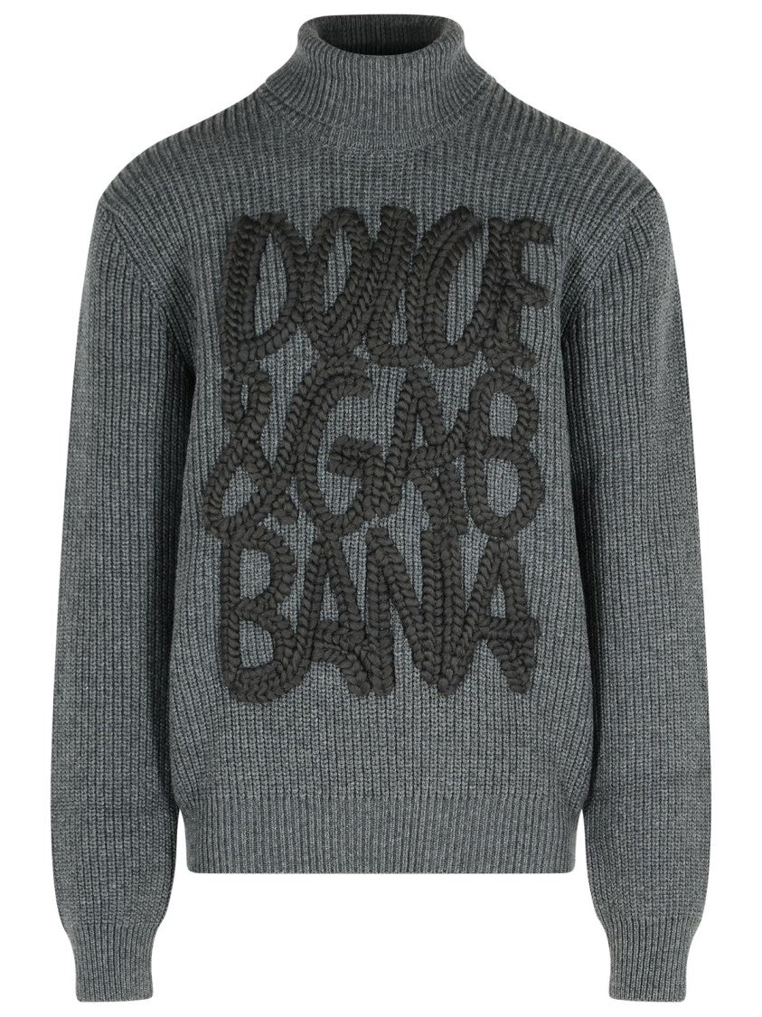 Dolce & Gabbana I Grey Virgin Wool Sweater