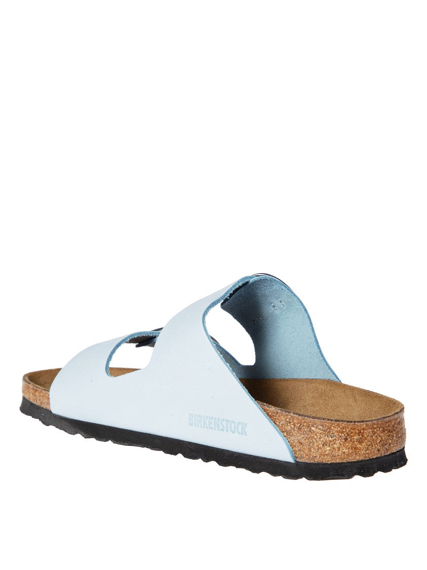 Birkenstock White Arizona Big Buckle Sandals