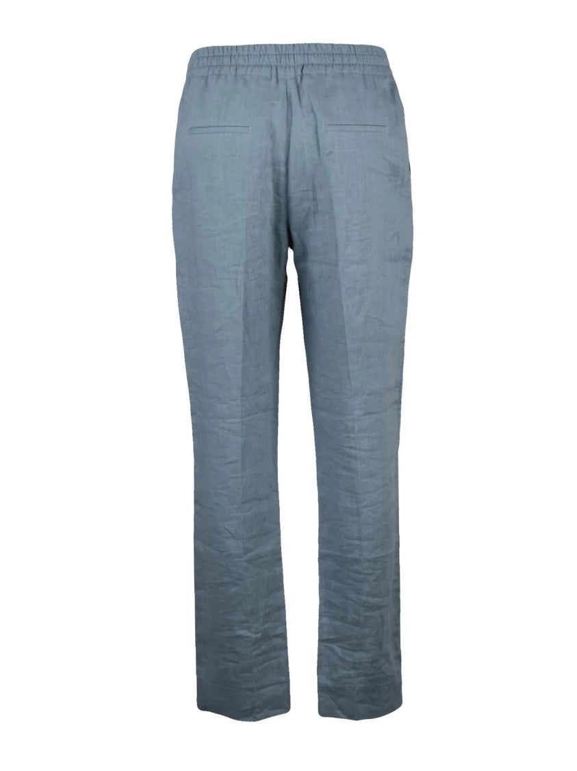 Eleventy Eleventy Linen Chino Pants - Blue