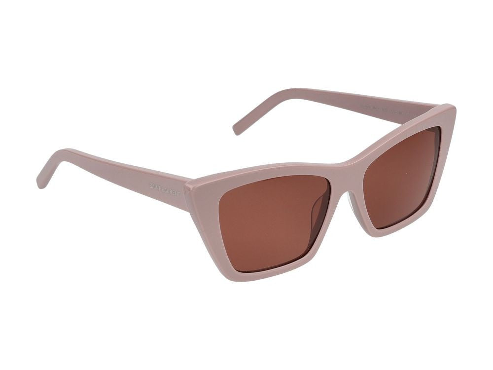 Saint Laurent Pink Oversized Square Frame Sunglasses