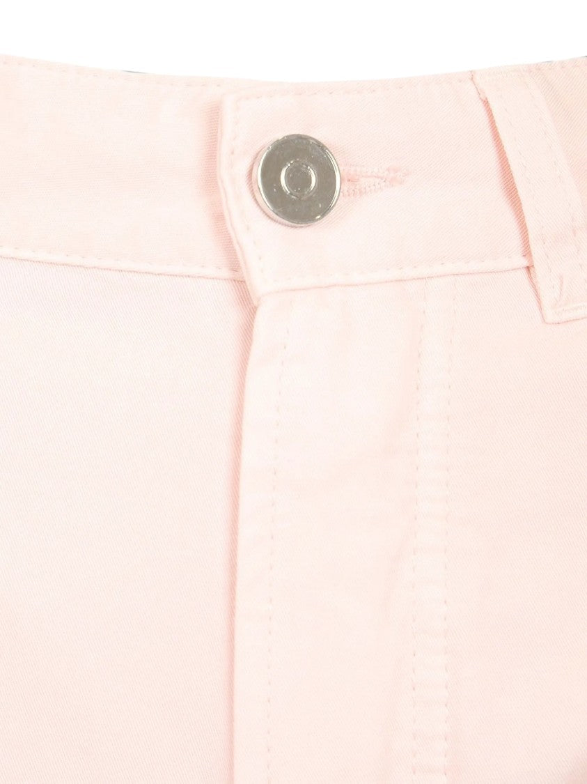 Alaïa Pink Cotton Round Denim High-Waisted Jeans
