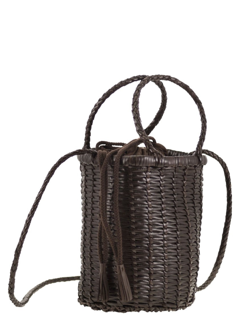 Dragon Lina Mini - Woven Leather Bag