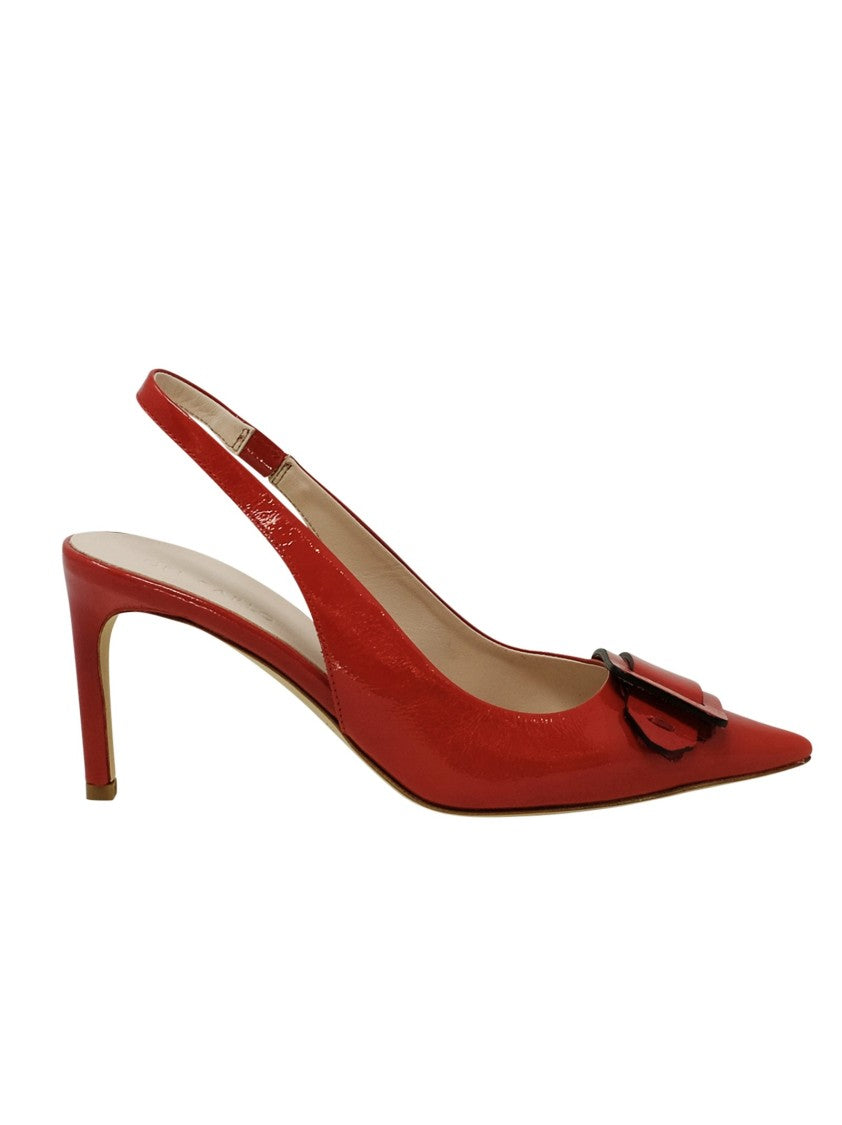 Roberto Del Carlo Red Patent Leather Vetro Pumps