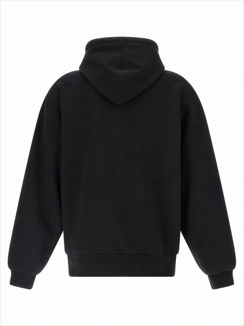 Carhartt Wip Black Zip-Up Hooded Jacket