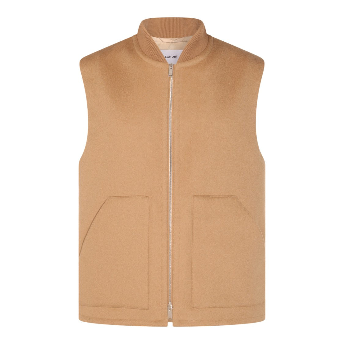 Lardini Sleeveless Camel Jacket