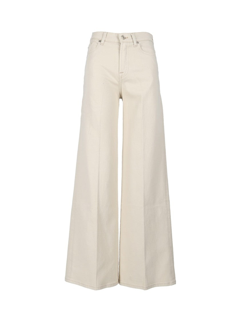 7 For All Mankind Moondust Lotta Tailorless Cropped Jeans
