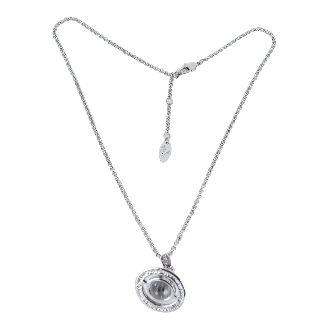 Vivienne Westwood Silver-Tone Orb Pendant Necklace With Multicolored Accents